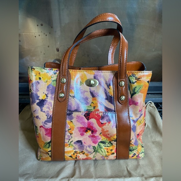 Patricia Nash Darby Tote in Rainforest NEW! Purse Crossbody Bag - Picture 2 of 8